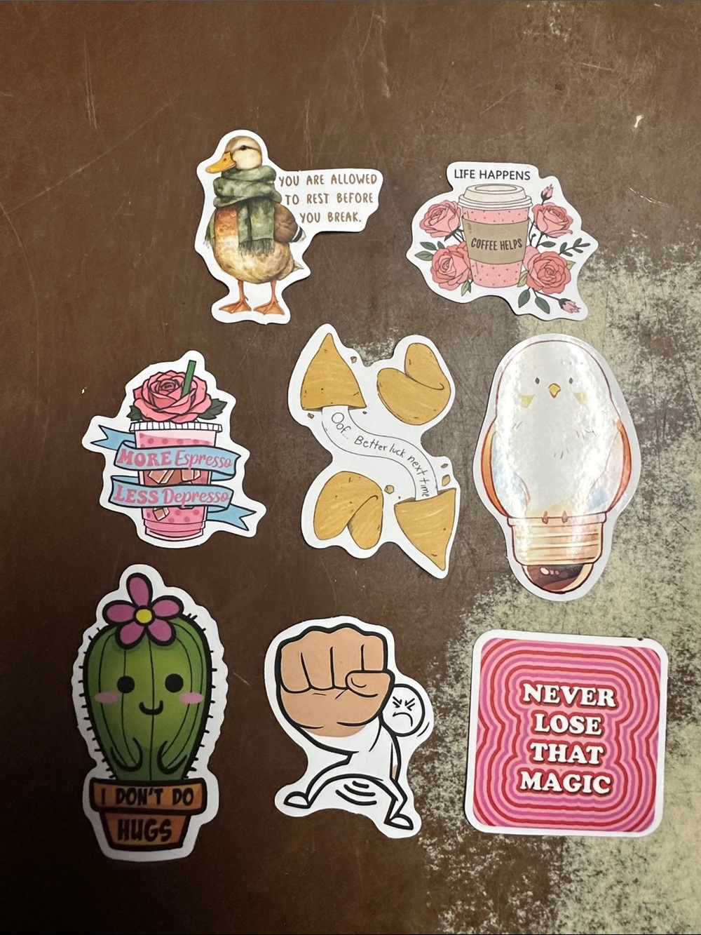 Cute Assorted Sticker Sheet - Pastel & Earth Tones